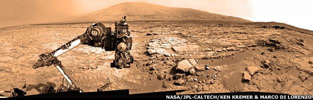 Curiosity panorama prepared by Ken Kremer and Marco Di Lorenzo