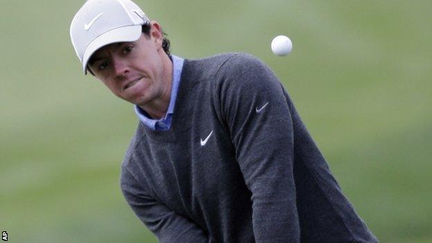 Rory McIlroy at the Texas Open