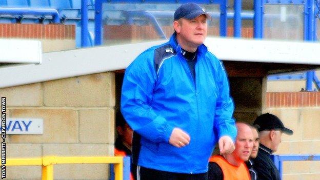 Peter Beadle, in his time as Clevedon Town manager