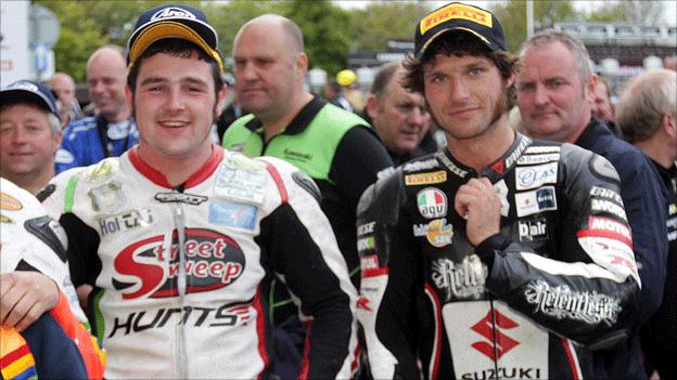 Michael Dunlop and Guy Martin