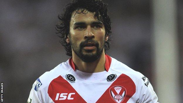 St Helens winger Ade Gardner