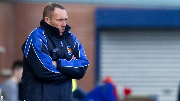 Kilmarnock manager Kenny Shiels