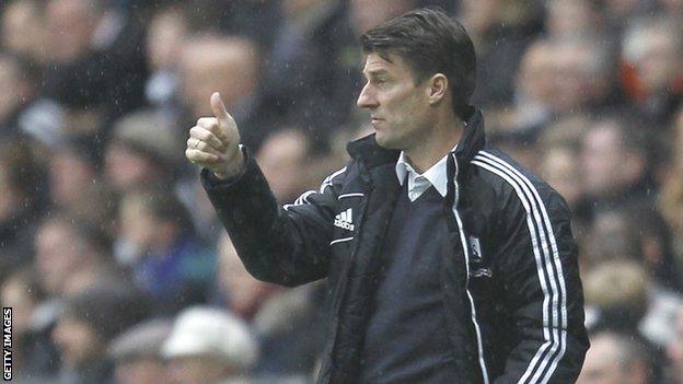 Swansea City manager Michael Laudrup