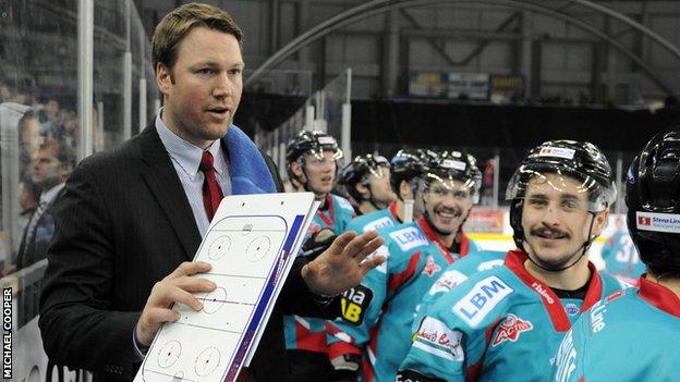 Belfast Giants coach Doug Christiansen