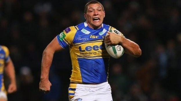 Leeds Rhinos' Ryan Hall