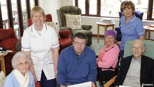 People at St Elizabeth Hospice