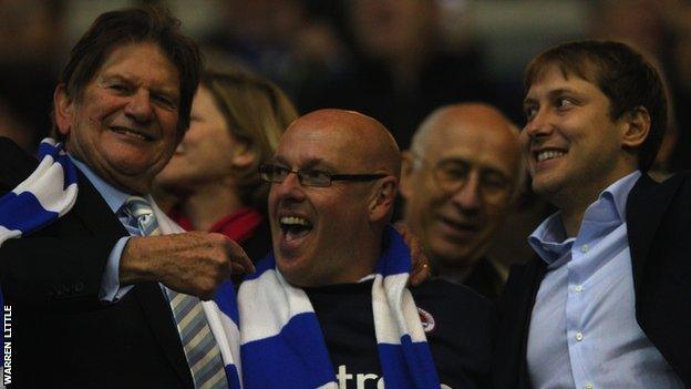 Reading chairman John Madejski, former boss Brian McDermott and owner Anton Zingarevich