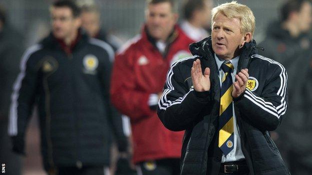 Scotland coach Gordon Strachan