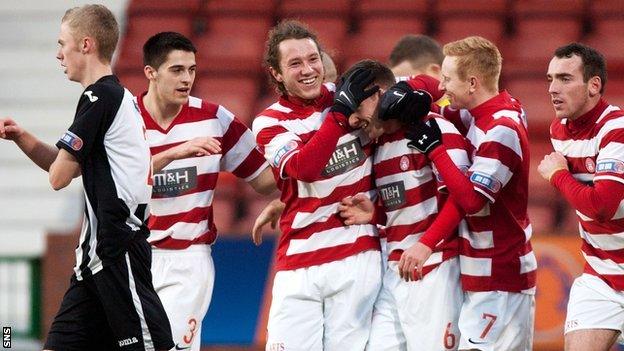 Accies beat the Pars 2-0