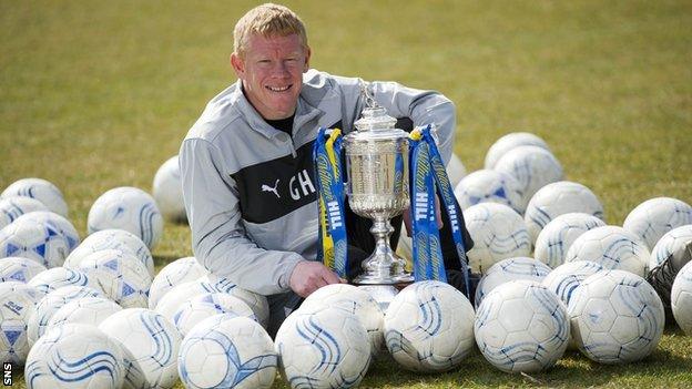 Falkirk manager Gary Holt