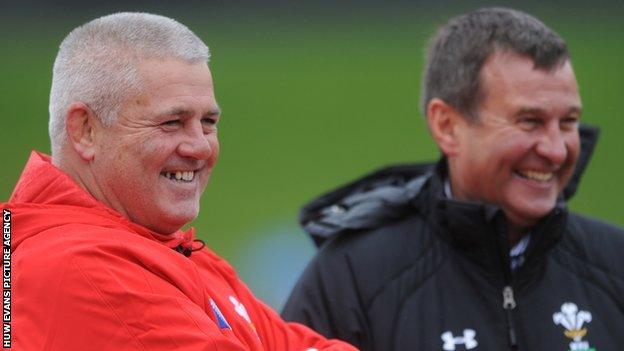 Warren Gatland and Roger Lewis