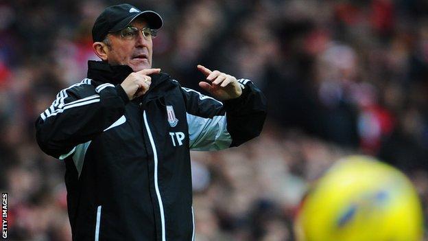 Stoke manager Tony Pulis