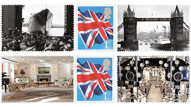 Royal Yacht Britannia stamps