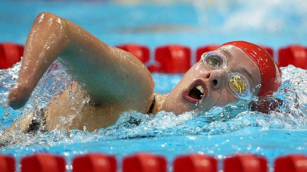 Paralympic swimmer Amy Marren