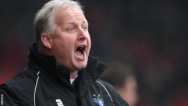 Bury manager Kevin Blackwell