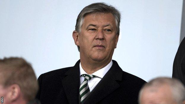 Celtic chief executive Peter Lawwell