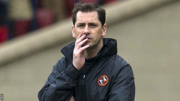 Dundee United manager Jackie McNamara