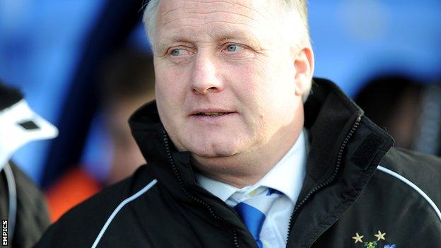 Bury manager Kevin Blackwell