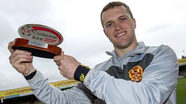 Motherwell midfielder Nicky Law