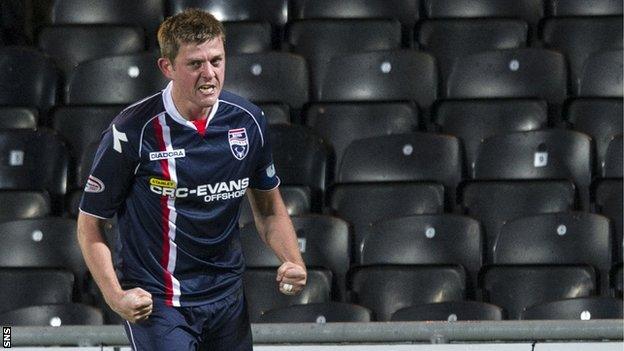 Ross County captain Richard Brittain