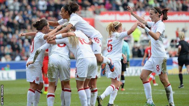 England women's football team