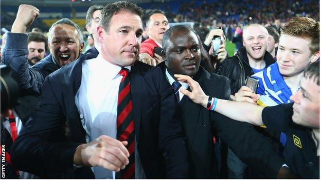 Cardiff City manager Malky Mackay