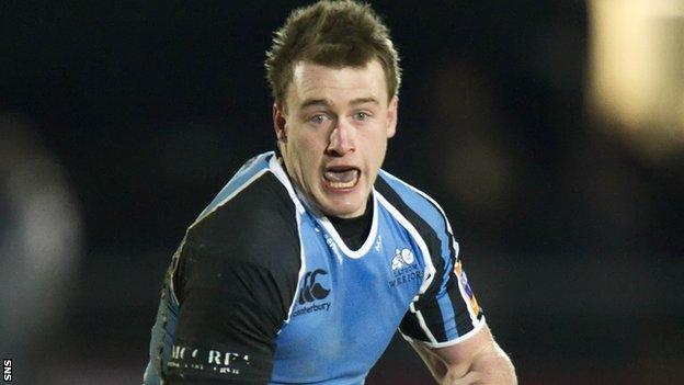 Glasgow Warriors full-back Stuart Hogg