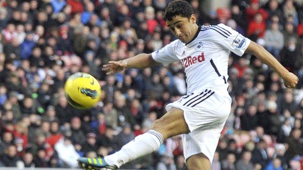 Neil Taylor of Swansea City