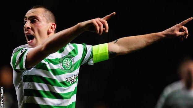 Celtic captain Scott Brown