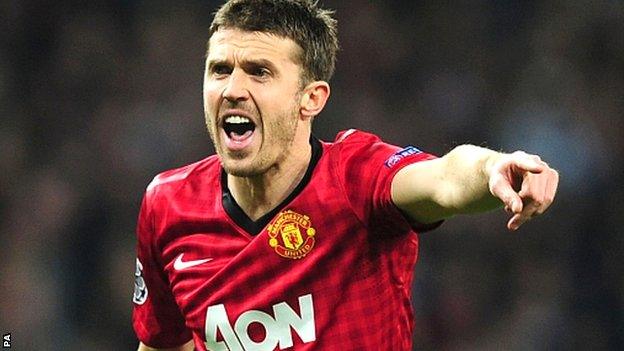 Manchester United's Michael Carrick