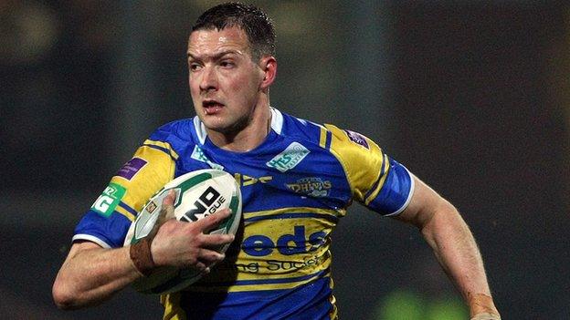 Leeds half-back Danny McGuire