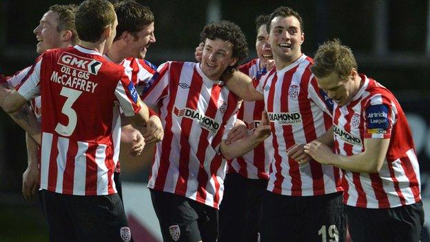 Barry McNamee celebrates