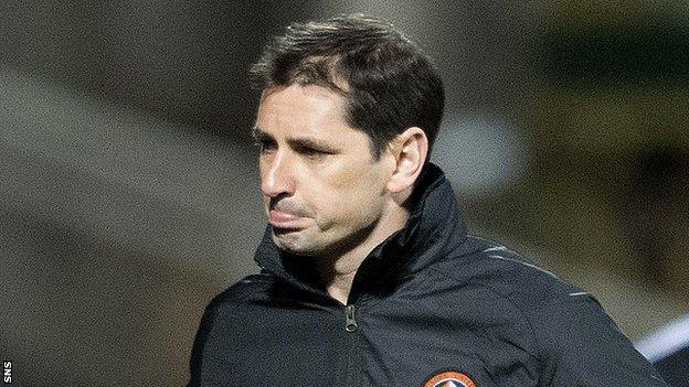 Dundee United manager Jackie McNamara