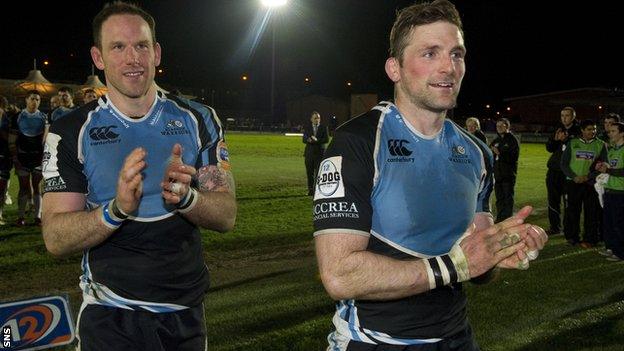 Graeme Morrison and John Barclay will be leaving Glasgow in the summer