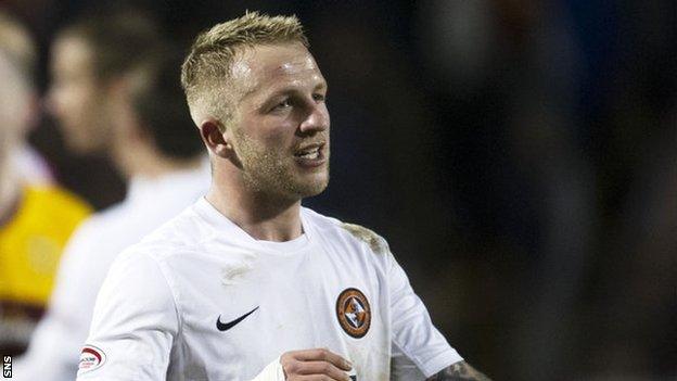 Dundee United striker Johnny Russell