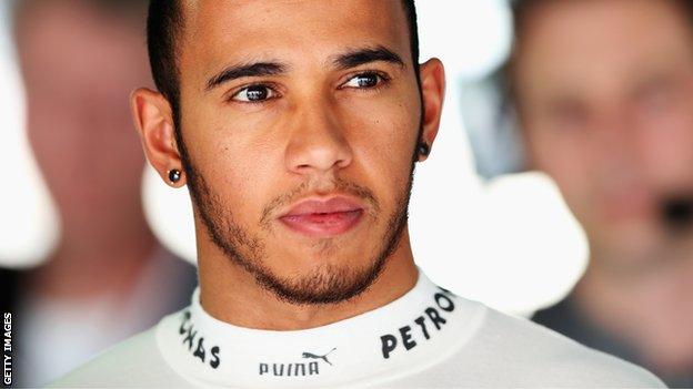 Maercedes's Lewis Hamilton