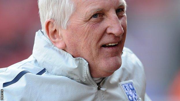 Tranmere Rovers manager Ronnie Moore