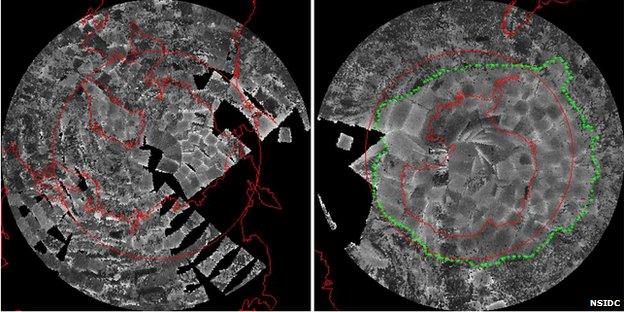 Arctic and Antarctic maps