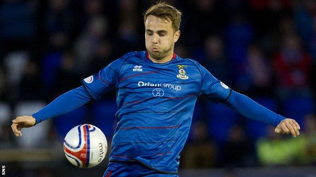 Inverness Caledonian Thistle midfielder Andrew Shinnie