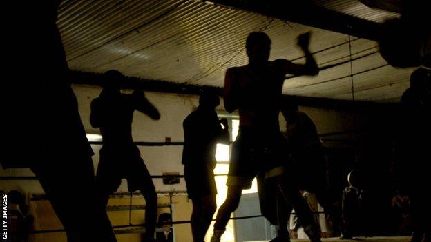 Shadow boxing