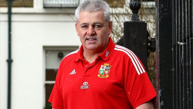 Lions head coach Warren Gatland