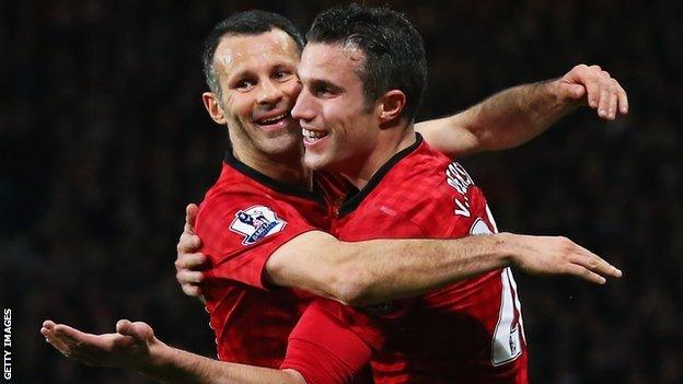 Ryan giggs and Robin van Persie