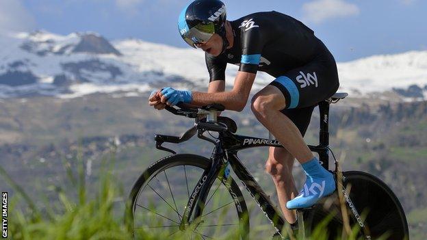 Team Sky's Chris Froome