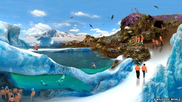 Artist's impression of the Polar zone
