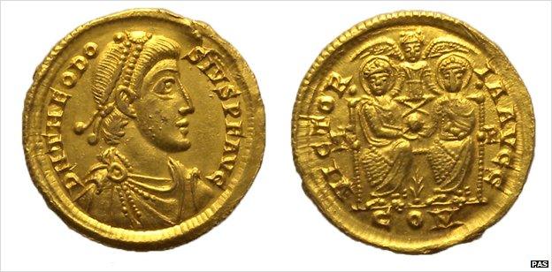 Gold Roman solidus