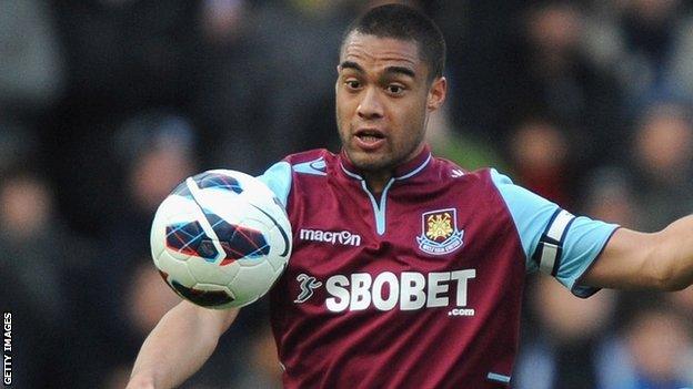 West Ham central defender Winston Reid