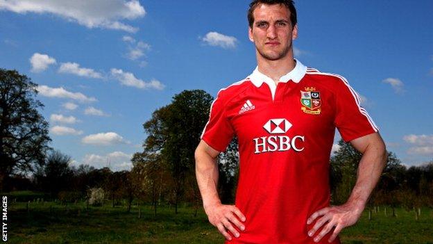 Lions captain Sam Warburton