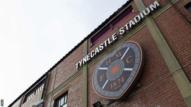 Hearts' Tynecastle Stadium