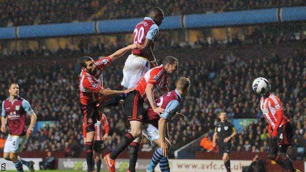 Christian Benteke . . . he outjumps the bar