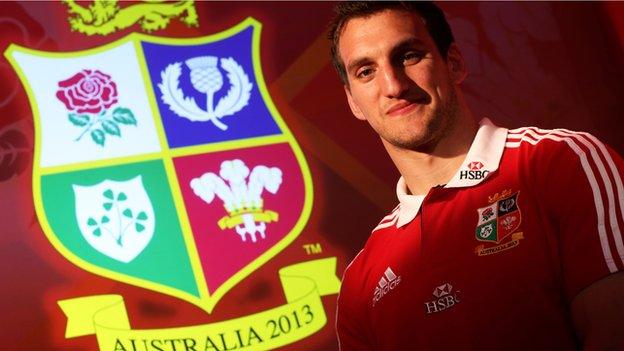 British and Irish Lions captain Sam Warburton